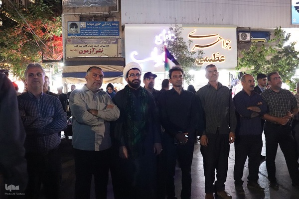 اجتماع مردم ملایر در محکومیت جنایت های رژیم صهیونیستی ‎