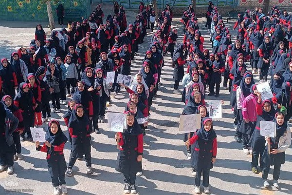 گرامیداشت شهدای جبهه مقاومت در مدارس ملایر