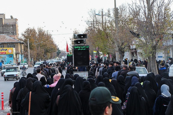 دسته عزاداری روز شهادت حضرت فاطمه زهرا سلام الله علیها شهرستان ملایر