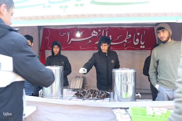 موکب  سرباز زهرا در سالروز شهادت سردار دلها ‎