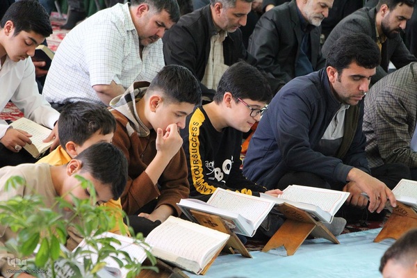 محفل جزءخوانی قرآن در شهر ازندریان ملایر