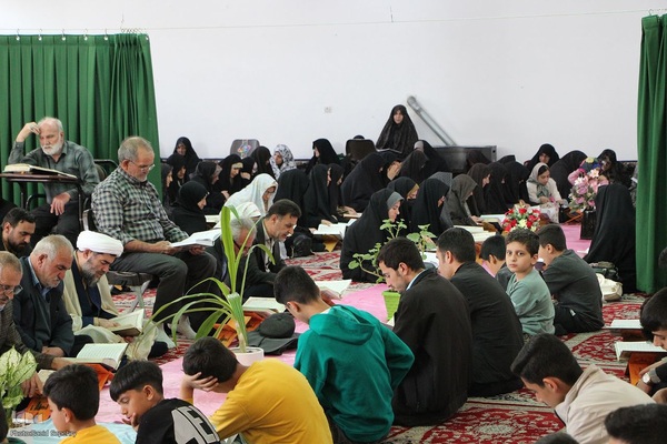محفل جزءخوانی قرآن در شهر ازندریان ملایر