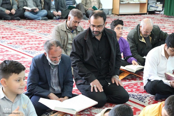 محفل جزءخوانی قرآن در شهر ازندریان ملایر