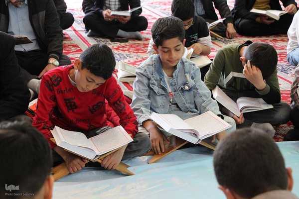 محفل جزءخوانی قرآن در شهر ازندریان ملایر