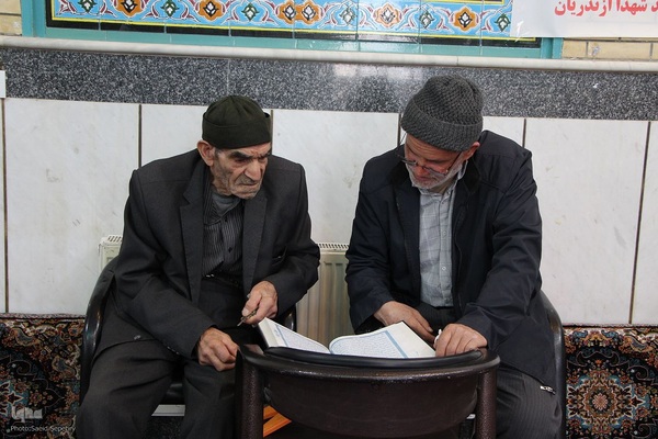 محفل جزءخوانی قرآن در شهر ازندریان ملایر