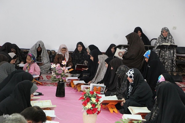 محفل جزءخوانی قرآن در شهر ازندریان ملایر