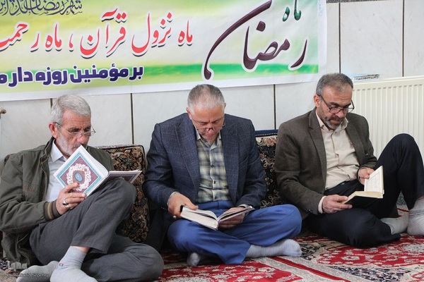 محفل جزءخوانی قرآن در شهر ازندریان ملایر