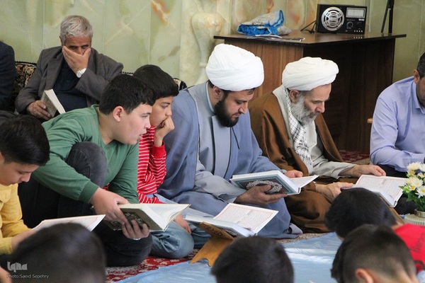 محفل جزءخوانی قرآن در شهر ازندریان ملایر