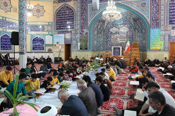 محفل جزءخوانی قرآن در شهر ازندریان ملایر