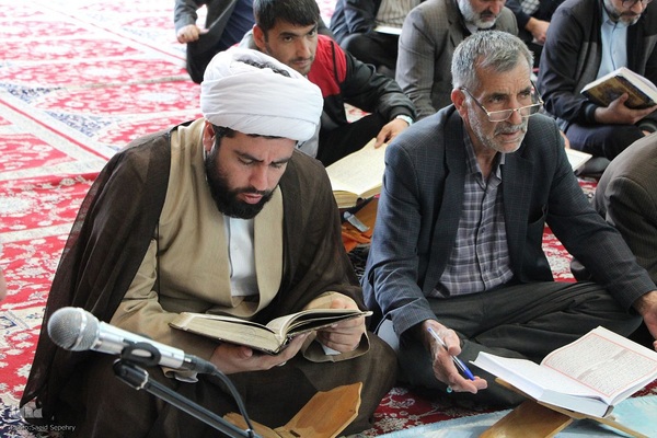 محفل جزءخوانی قرآن در شهر ازندریان ملایر