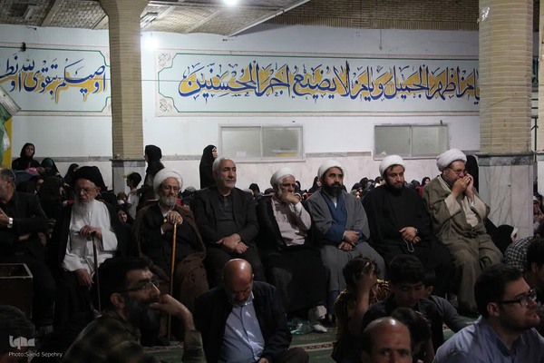 مراسم سالگرد عروج مرد میدان خدمت در ملایر