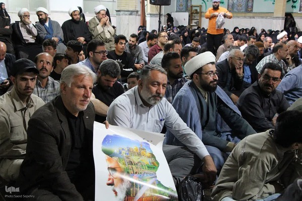 مراسم سالگرد عروج مرد میدان خدمت در ملایر