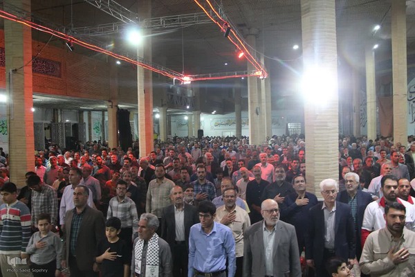 مراسم سالگرد عروج مرد میدان خدمت در ملایر