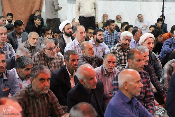 مراسم سالگرد عروج مرد میدان خدمت در ملایر