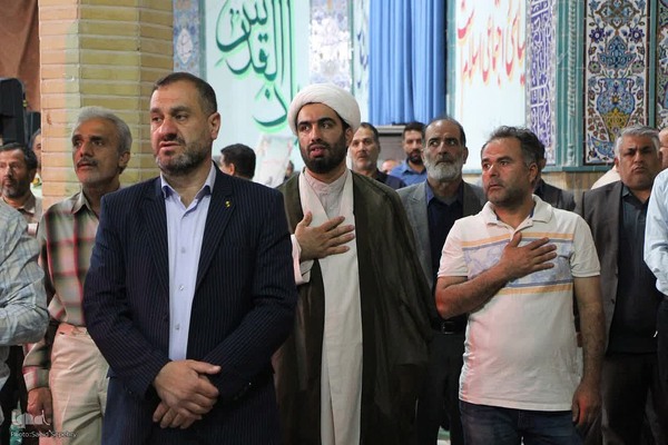 مراسم سالگرد عروج مرد میدان خدمت در ملایر