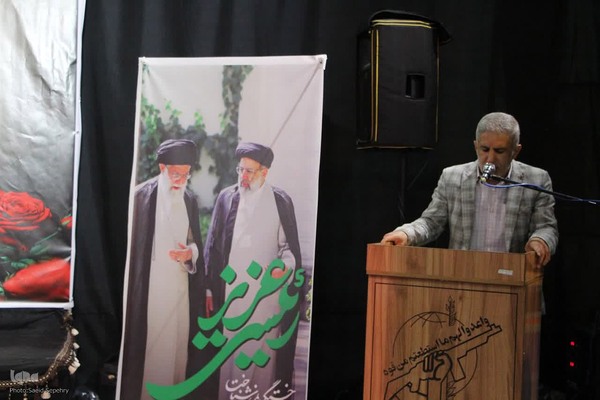 مراسم سالگرد عروج مرد میدان خدمت در ملایر