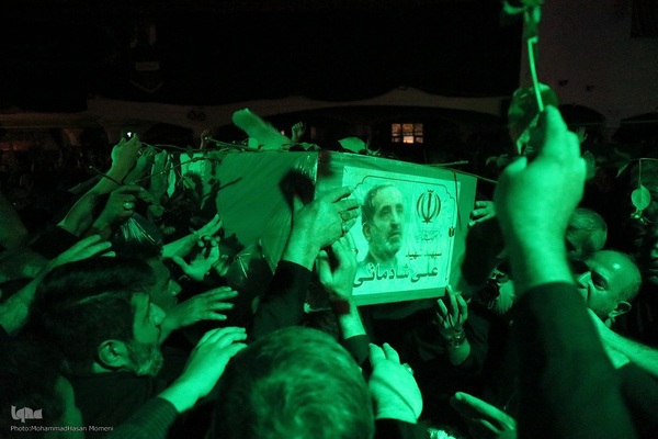 مراسم وداع با پیکر شهید سپهبد علی شادمانی در همدان‎