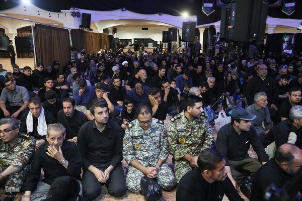 مراسم وداع با پیکر شهید سپهبد علی شادمانی در همدان‎