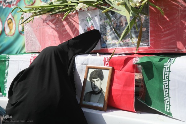 تشییع پیکر سپهبد شهید علی شادمانی در همدان‎