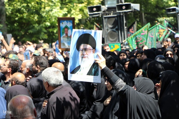 تشییع پیکر مطهر شهید مدافع وطن ستوان دوم هومن غیاثوند در ملایر