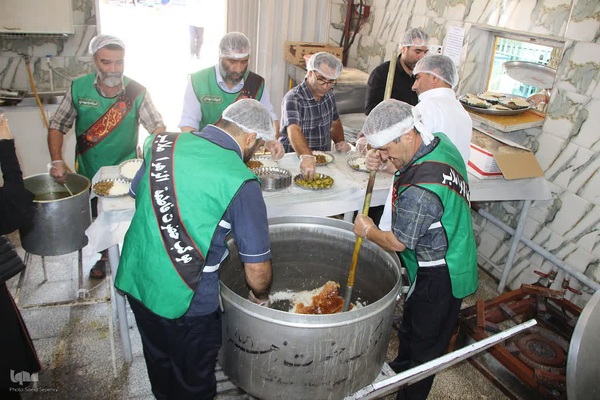 فعالیت مواکب اربعین در ملایر