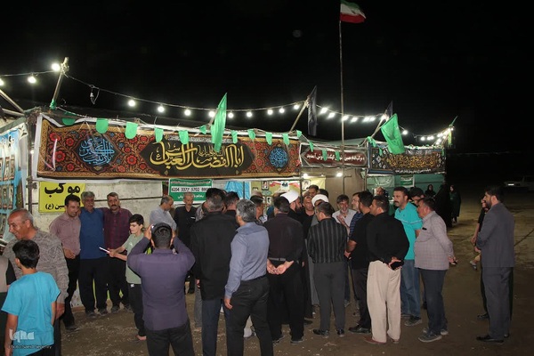 فعالیت مواکب اربعین در ملایر