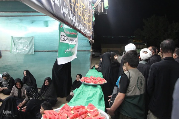 فعالیت مواکب اربعین در ملایر