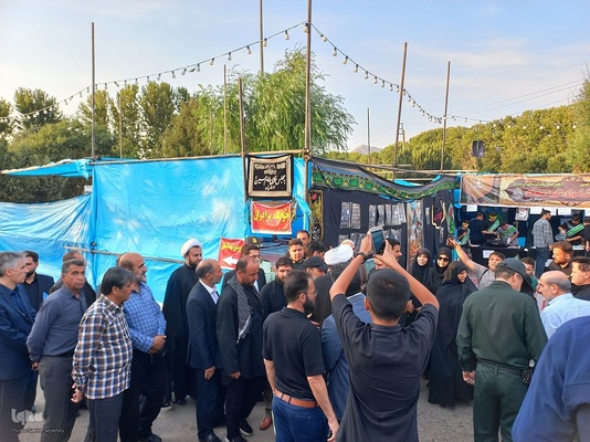 فعالیت مواکب اربعین در ملایر