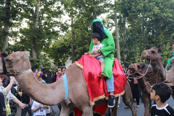 مراسم پیاده‌روی جاماندگان اربعین حسینی در ملایر ‎