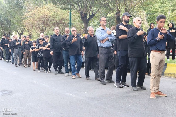 مراسم پیاده‌روی جاماندگان اربعین حسینی در ملایر ‎