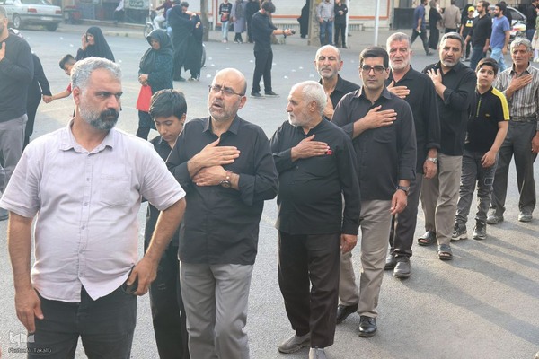 مراسم پیاده‌روی جاماندگان اربعین حسینی در ملایر ‎