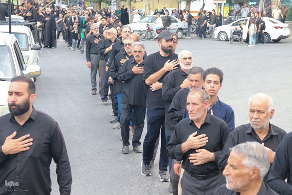 مراسم پیاده‌روی جاماندگان اربعین حسینی در ملایر ‎