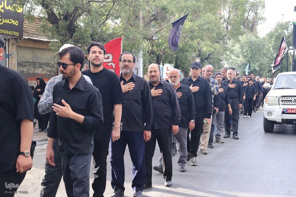 مراسم پیاده‌روی جاماندگان اربعین حسینی در ملایر ‎