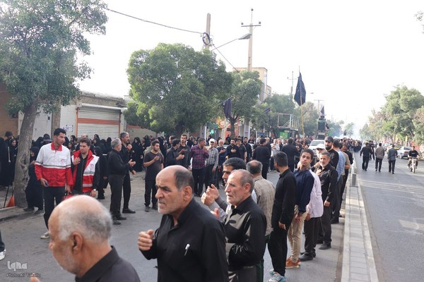 مراسم پیاده‌روی جاماندگان اربعین حسینی در ملایر ‎