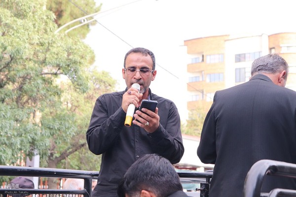 مراسم پیاده‌روی جاماندگان اربعین حسینی در ملایر ‎