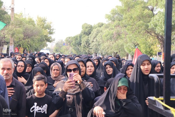مراسم پیاده‌روی جاماندگان اربعین حسینی در ملایر ‎