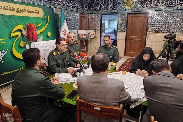 نشست خبری فرمانده سپاه انصارالحسین(ع) همدان