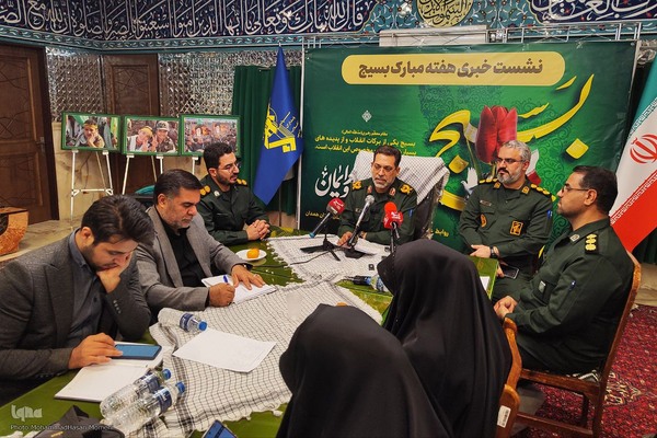 نشست خبری فرمانده سپاه انصارالحسین(ع) همدان