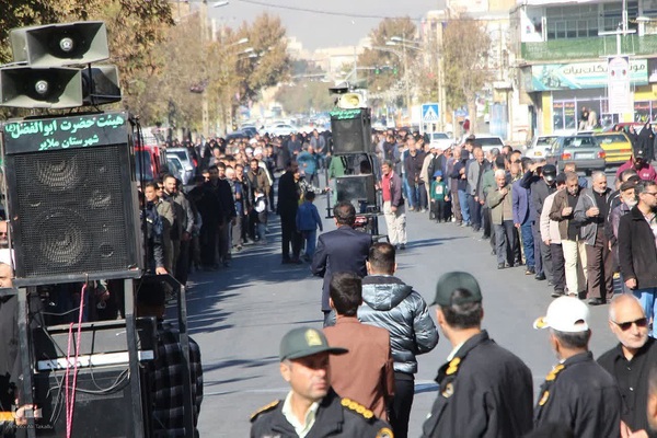 دسته عزاداری شهادت حضرت زهرا(س)درملایر‎