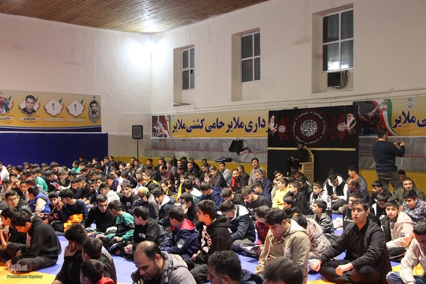 مراسم عزاداری ورزشکاران ملایری