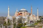 Travaux de restauration du dôme d'Ayasofya à Istanbul