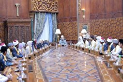 Le cheikh d'Al-Azhar reçoit les élèves de l'école coranique « Imam Al-Tayeb »