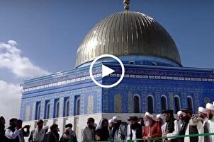 Afganistan'da Kubbetüs Sahra'ya benzeyen caminin açılışı | Video