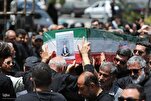 شهید احسان ذاکری کو امامزاده علی‌اکبر(ع) چیذر میں سپرد خاک کیا گیا + تصاویر