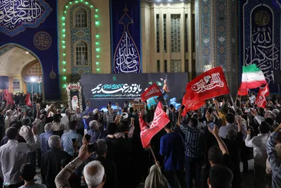 جشن امامت امام زمان در مسجد جمکران